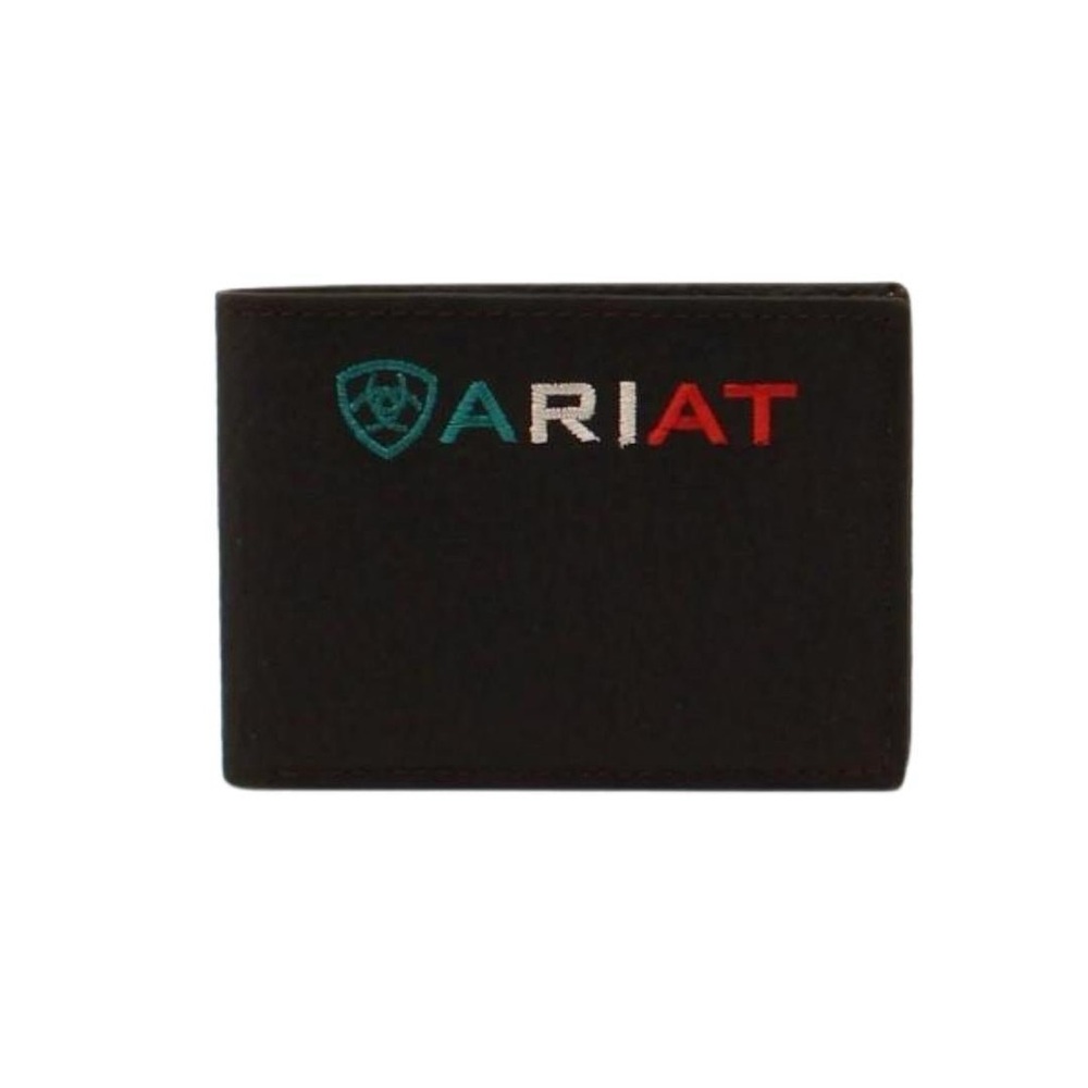 Ariat Men's Mexico Leather Bi-Fold Wallet